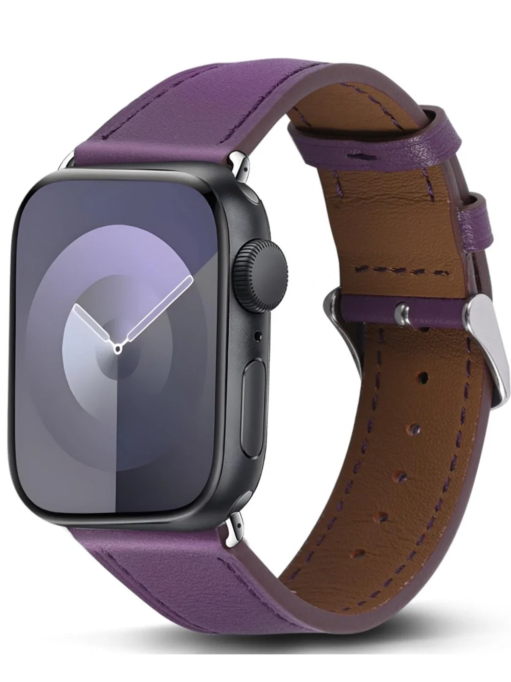 Genuine Leather Smartwatch Band - PURPLE